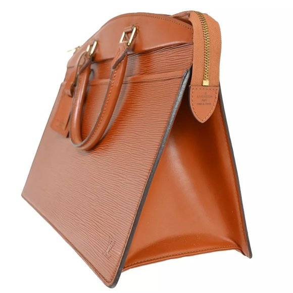 authenticity guaranteed LOUIS VUITTON LV Logo Riviera Hand Bag Epi Leather - Picture 3 of 16